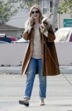 MISCHA BARTON Walks Her Fog Out in Los Angeles