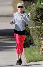 NAOMI WATTS in Tights Leggings out for Morning Run