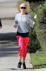 NAOMI WATTS in Tights Leggings out for Morning Run