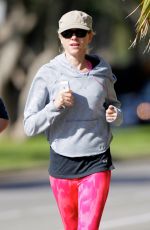 NAOMI WATTS in Tights Leggings out for Morning Run