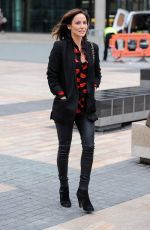 NATALIE IMBRUGLIA Arrives at BB Breakfast Studios in Manchester