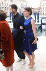 NATALIE PORTMAN and Benjamin Millepied Out and About in Venice