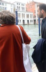 NATALIE PORTMAN and Benjamin Millepied Out and About in Venice