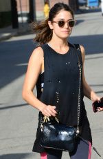 NIKKI REED Leaves Gym in Studio City