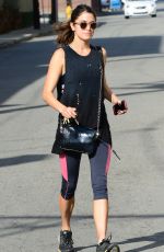 NIKKI REED Leaves Gym in Studio City