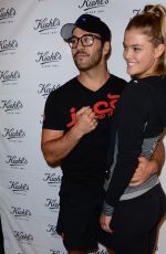 NINA AGDAL at Ride for Charity Benefit in New York