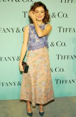 NORAH ZEHETNER at Tiffany Debut of 2014 Blue Book in New York