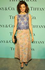 NORAH ZEHETNER at Tiffany Debut of 2014 Blue Book in New York