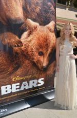 OLIVIA HOLT at Disneynature Bears Special Screening in Burbank