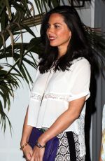 OLIVIA MUNN Arrives to Chateau Marmont in Los Angeles