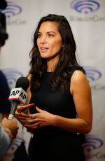 OLIVIA MUNN at Deliver Us from Evil Pressline at Wondercon in Anaheim