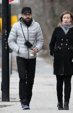 OLIVIA WILDE Out and About in Boston