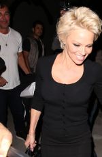 PAMELA ANDERSON Leaves Crossroads in West Hollywood