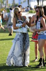 PARIS and NICKY HILTON at Coachella Festival