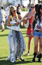 PARIS and NICKY HILTON at Coachella Festival