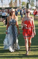 PARIS and NICKY HILTON at Coachella Festival