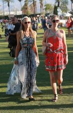 PARIS and NICKY HILTON at Coachella Festival