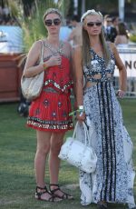 PARIS and NICKY HILTON at Coachella Festival