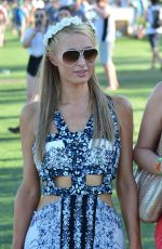 PARIS and NICKY HILTON at Coachella Festival