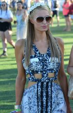 PARIS and NICKY HILTON at Coachella Festival