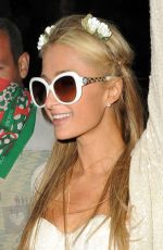 PARIS HILTON at 2014 Coachella Music and Arts Festival in Indio