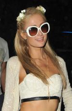 PARIS HILTON at 2014 Coachella Music and Arts Festival in Indio