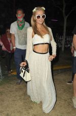 PARIS HILTON at 2014 Coachella Music and Arts Festival in Indio