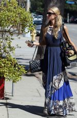 PARIS HILTON Heading to Pilate Class in Los Angeles