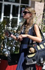 PARIS HILTON Heading to Pilate Class in Los Angeles