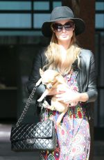 PARIS HILTON Leaves Anastasia Salon in Beverly Hills