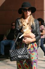 PARIS HILTON Leaves Anastasia Salon in Beverly Hills