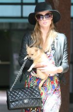 PARIS HILTON Leaves Anastasia Salon in Beverly Hills