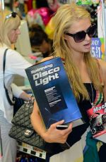 PARIS HILTON Shopping at a Store in Los Angeles