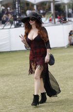 PHOEBE PRICE Out and About at Coachella