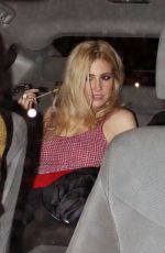 PIXIE LOTT Leaves Groucho Club in London