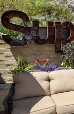 POPPY and CARA DELEVINGNE and SIENNA MILLER at Superdry Coachella Brunch