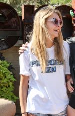 POPPY and CARA DELEVINGNE and SIENNA MILLER at Superdry Coachella Brunch
