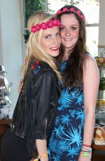 POPPY and CARA DELEVINGNE and SIENNA MILLER at Superdry Coachella Brunch