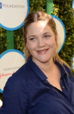 Pregnant DREW BARRYMORE at Safe Kids Day in West Hollywood 