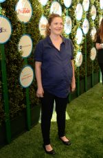 Pregnant DREW BARRYMORE at Safe Kids Day in West Hollywood 