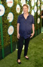 Pregnant DREW BARRYMORE at Safe Kids Day in West Hollywood 