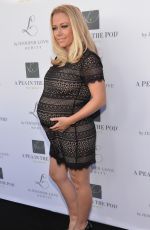 Pregnant KENDRA WILKINSON at Launch of L by Jennifer Love Hewitt in Beverly Hills