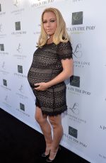 Pregnant KENDRA WILKINSON at Launch of L by Jennifer Love Hewitt in Beverly Hills