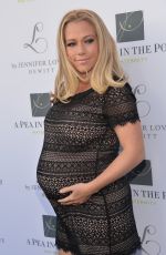 Pregnant KENDRA WILKINSON at Launch of L by Jennifer Love Hewitt in Beverly Hills