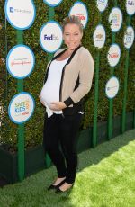 Pregnant KENDRA WILKINSON at Safe Kids Day in West Hollywood 