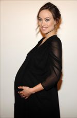 Pregnant OLIVIA WILDE at 2014 Revlon Concert for the Rainforest Benefit
