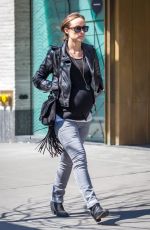 Pregnant OLIVIA WILDE Out and About in New York