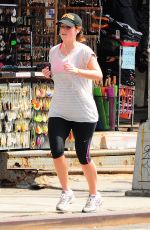 PRINCESS EUGENIE in Leggings Out Jogging in Brooklyn