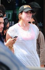 PRINCESS EUGENIE in Leggings Out Jogging in Brooklyn