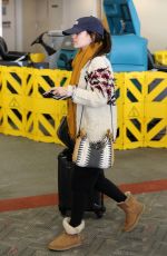 RACHEL BILSON at LAX Airport in Los Angeles